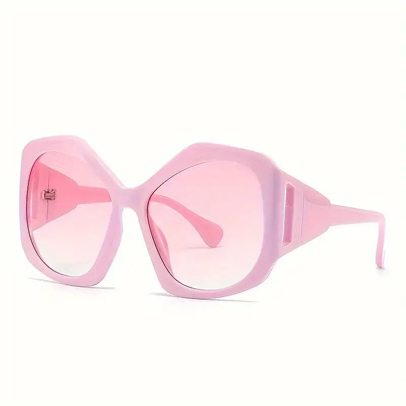 Large Irregular Sunglasses For Women's Futuristic Fashion Decorative Shades Props For Beach Party Club