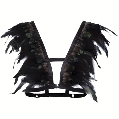 Women's Sexy Gothic Hollow Out Chest Harness Belt - Lingerie & Underwear Accessories