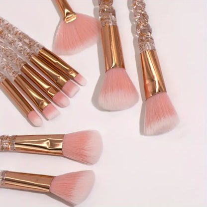 10pcs Unicorn Makeup Brushes Sets With Bag Foundation Powder Cosmetic Blush Eyeshadow Women Beauty Glitter Make Up Brush Tools