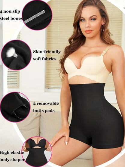 Women's High Waist Tummy Control Compression Shorts - Shapewear for a Flattering Figure