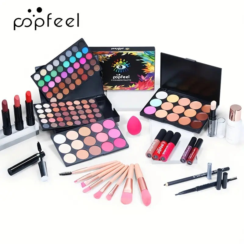 Versatile & Comprehensive Beauty Solution: All-in-One Makeup Set with Mixed Color System - Perfect for All Occasions and Ideal Gift