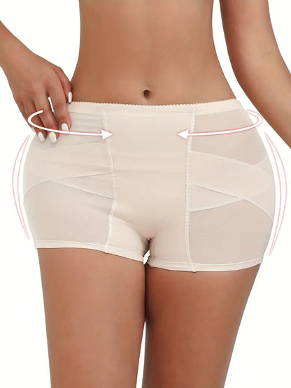 Shape Your Booty Instantly - Women's Butt Lifter Shapewear Shorts With Soft & Comfy Mesh Control Panties & Padded Underwear