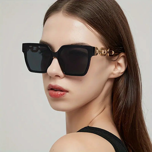 Square Sunglasses Women Luxury Brand Travel Black Rectangle Glasses Female Fashion Retro