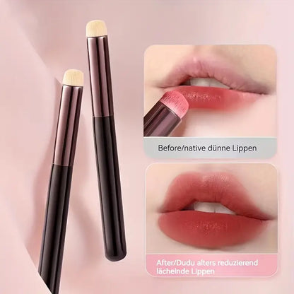 1pc Lip Brush With Short & Round Head, Portable Highlight & Concealer Lipstick Brush