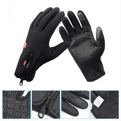 Winter Gloves Warm Windproof Warm Touch Screen Usable Gloves, Spandex Material Gloves (Choose Size According To Hand Circumference) , Ideal Choice For Gifts Unisex