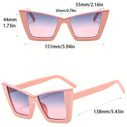 Large Cat Eye Fashion Sunglasses For Women Men Vintage Anti Glare Shades For Party Beach Club