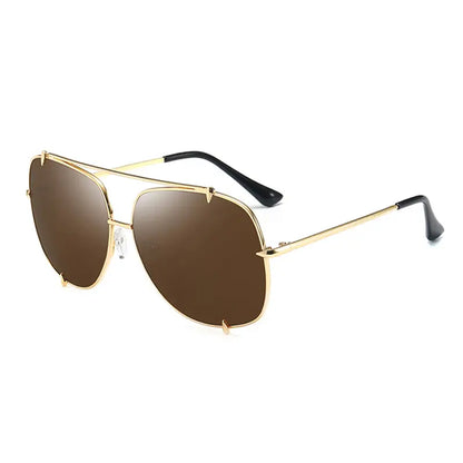 New Aviator Sunglasses Oversized Pilot Sunscreen Glasses Unisex Gradient Lens Boho Shades For Women Men Valentine's Gift For Her