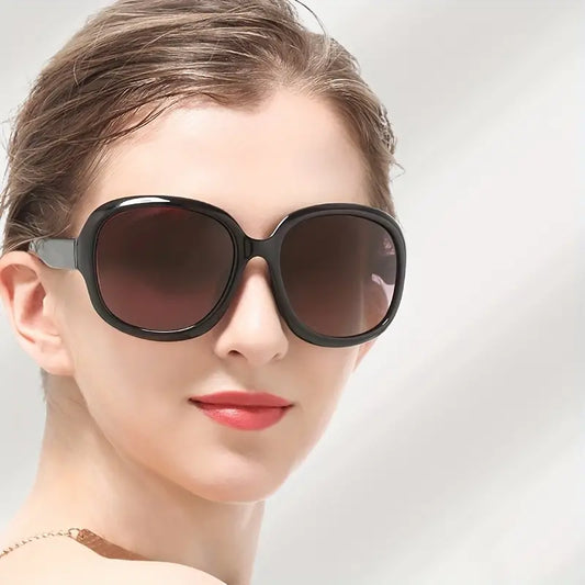 Polarized Oval Sunglasses For Women Luxury Gradient Fashion Outdoor Sun Shades For Driving Beach Travel