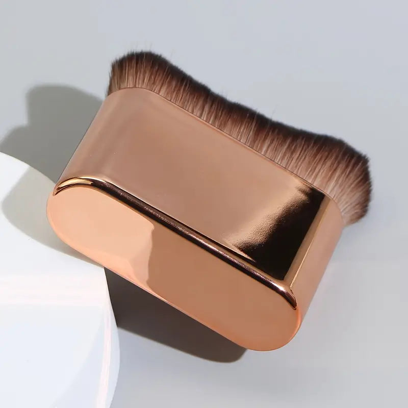 Kabuki Foundation Brush, Wave Top Powder Makeup Brush, Premium Quality Synthetic Dense Bristles Face Make Up Tool For Blending Liquid Cream Foundation Or Flawless Powder Cosmetics