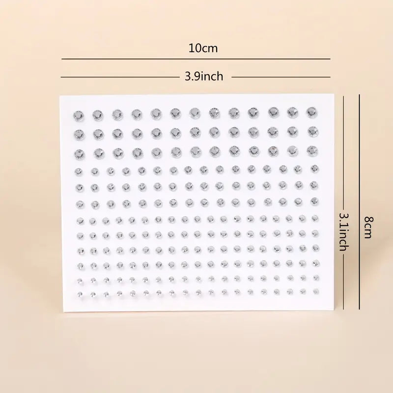 [Achetez-en 1, obtenez-en 1 gratuit] Étincelle et brillance : 2 autocollants décoratifs pour les yeux et le visage en strass 3D pour les festivals de musique, le maquillage de l'an 2000 et les bals de Mardi Gras 