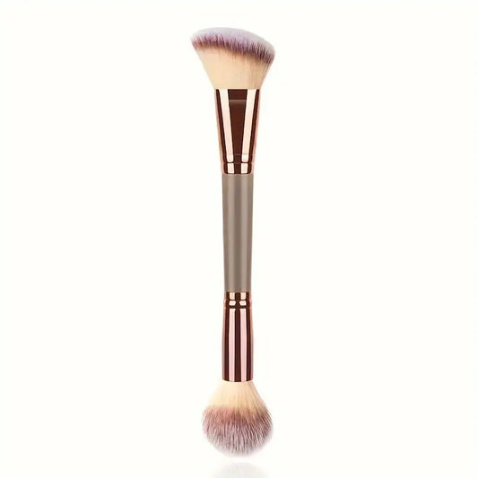 Double-Ended Foundation Makeup Brushes Perfect For Applying Liquid Powder And Concealer Multifunctional Face Contour Highlight Powder Brush