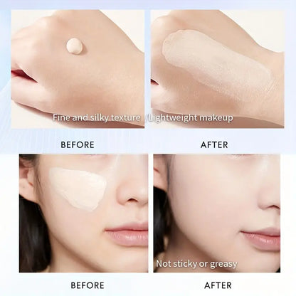 Long-Lasting Moisturizing Brightening Concealer Primer - Perfect for Oily Skin and Pores