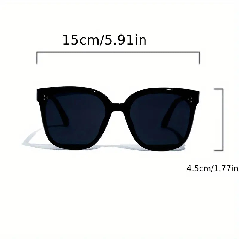 Square Fashion Sunglasses For Women Men Casual Anti Glare Sun Shades For Driving Beach Travel