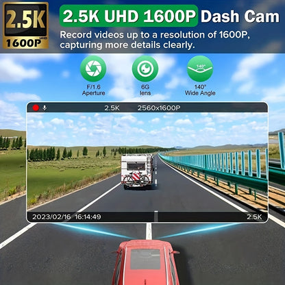 Dash Cam 4K con WiFi y aplicación: ¡obtenga protección 24 horas al día, 7 días a la semana para su automóvil con 256 GB de almacenamiento! 