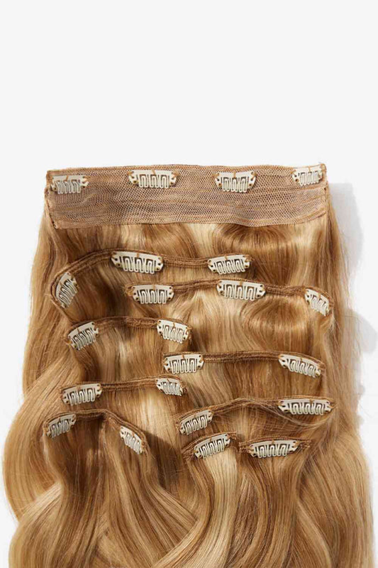 18''140g #10 Extensions de cheveux naturels droits à clipser Cheveux humains