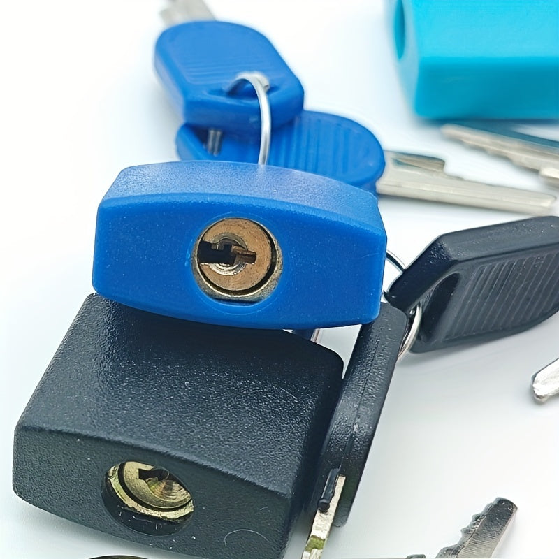 1pc Portable Small Color Plastic Lock Luggage Padlock