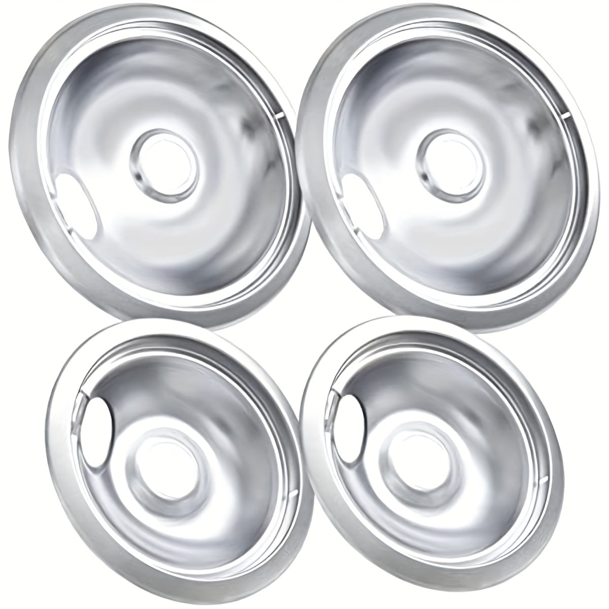 Stove Burner Drip Pans For Electric Stove Top - Perfectly Fit Frigidaire Kenmore Electric Range -Thickening To Prevent Bending And Rust