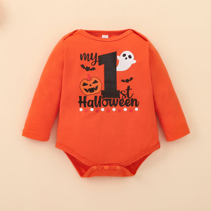 Ensemble body graphique MY FIRST HALLOWEEN et pantalon long imprimé