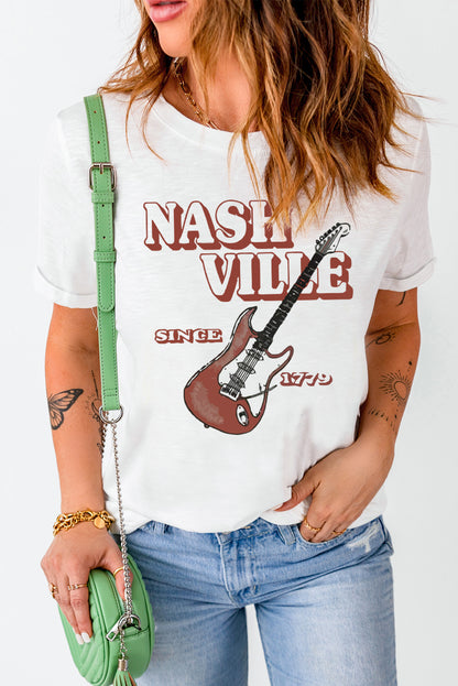 NASHVILLE DESDE 1779 Camiseta gráfica