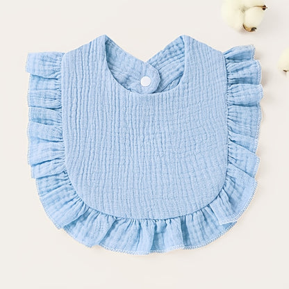 Adorable 1-Pack Baby Ruffled Bib - Perfect for Any Occasion!