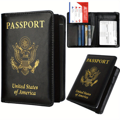 Travel In Style: Passport & Vaccine Card Holder - The Perfect Combo for Your Next Adventure!