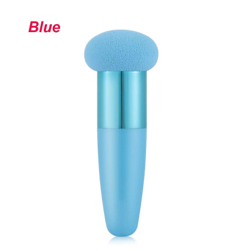 1pc Mushroom Shaped Makeup Sponge with Handle - Perfect for Blending Liquid Foundation, Creams, and Powders