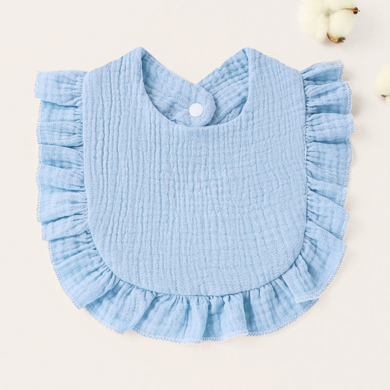 Adorable 1-Pack Baby Ruffled Bib - Perfect for Any Occasion!