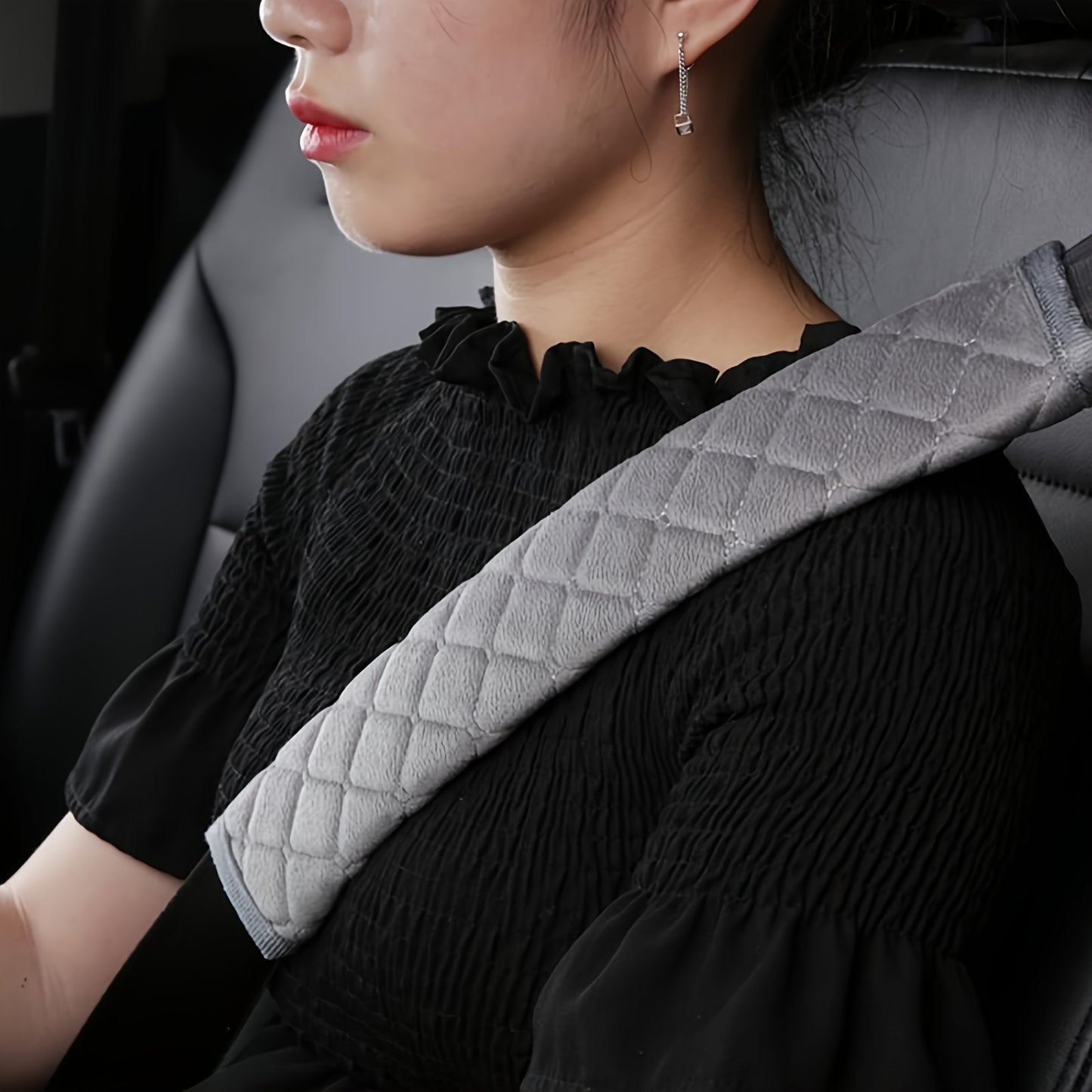 Stay Safe and Comfortable with Plush Auto Seat Belt Covers