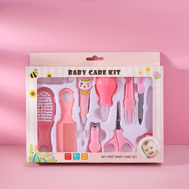 10pcs/set Mother And Baby Products, Baby Care Gift Box, Baby Ear Scoop, Children's Nail Clippers