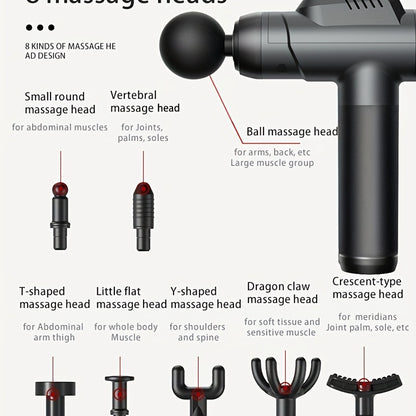 Masseur corporel électrique profond 2023-soulage instantanément les douleurs et tensions musculaires grâce à la conception d'un pistolet portatif 