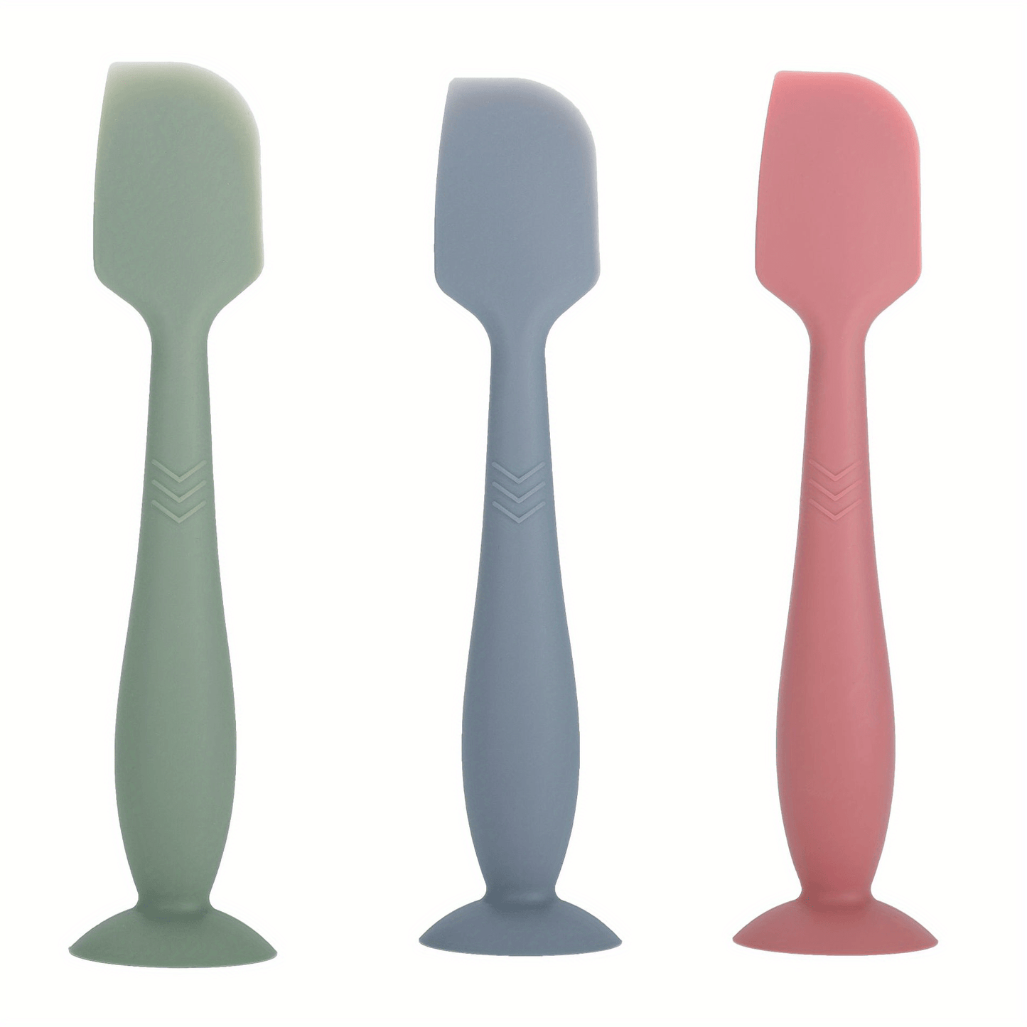 3pcs/set Soft Silicone Baby Butt Paste Spatula with Suction Base - Easy Diaper Cream Application and Mess-Free Cleanup