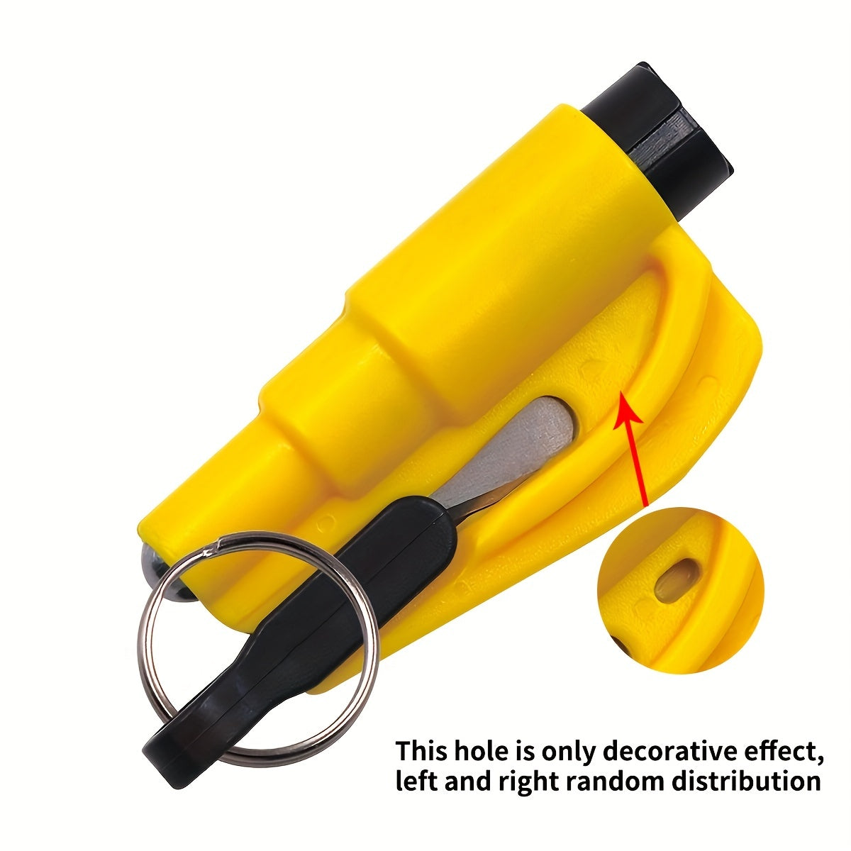 Stay Safe on the Road: Car Spring Emergency Escape Hammer - Window Breaker & Car Accessaries