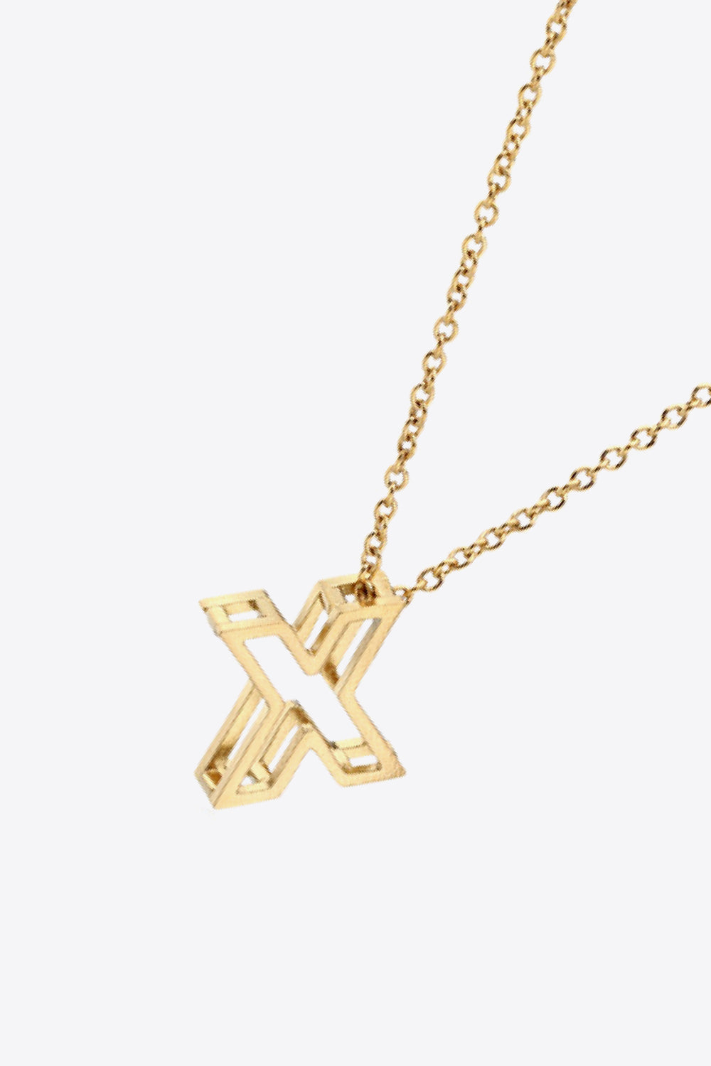 U to Z Letter Pendant Nekclace