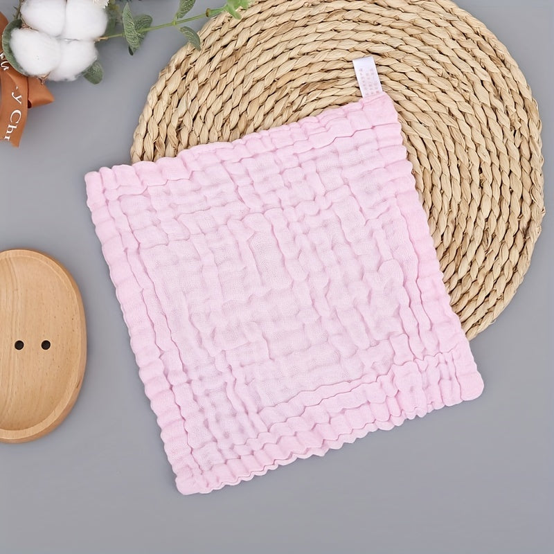 5-Pack Soft & Absorbent Baby Towels - Perfect for Newborns, Burping & Bathing!