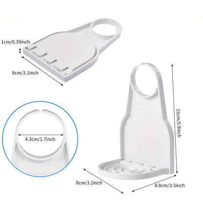 1pc Drip Catcher Laundry Detergent Cup Holder - Screw Design for Secure Fit, Keeps Washer, Dryer, and Floor Clean