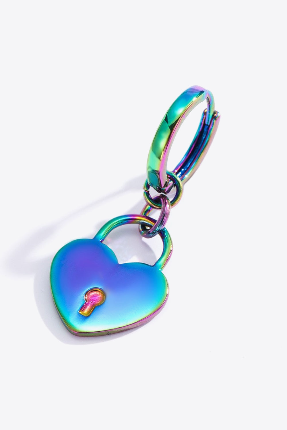 5-Pair Wholesale Multicolored Heart Drop Earrings