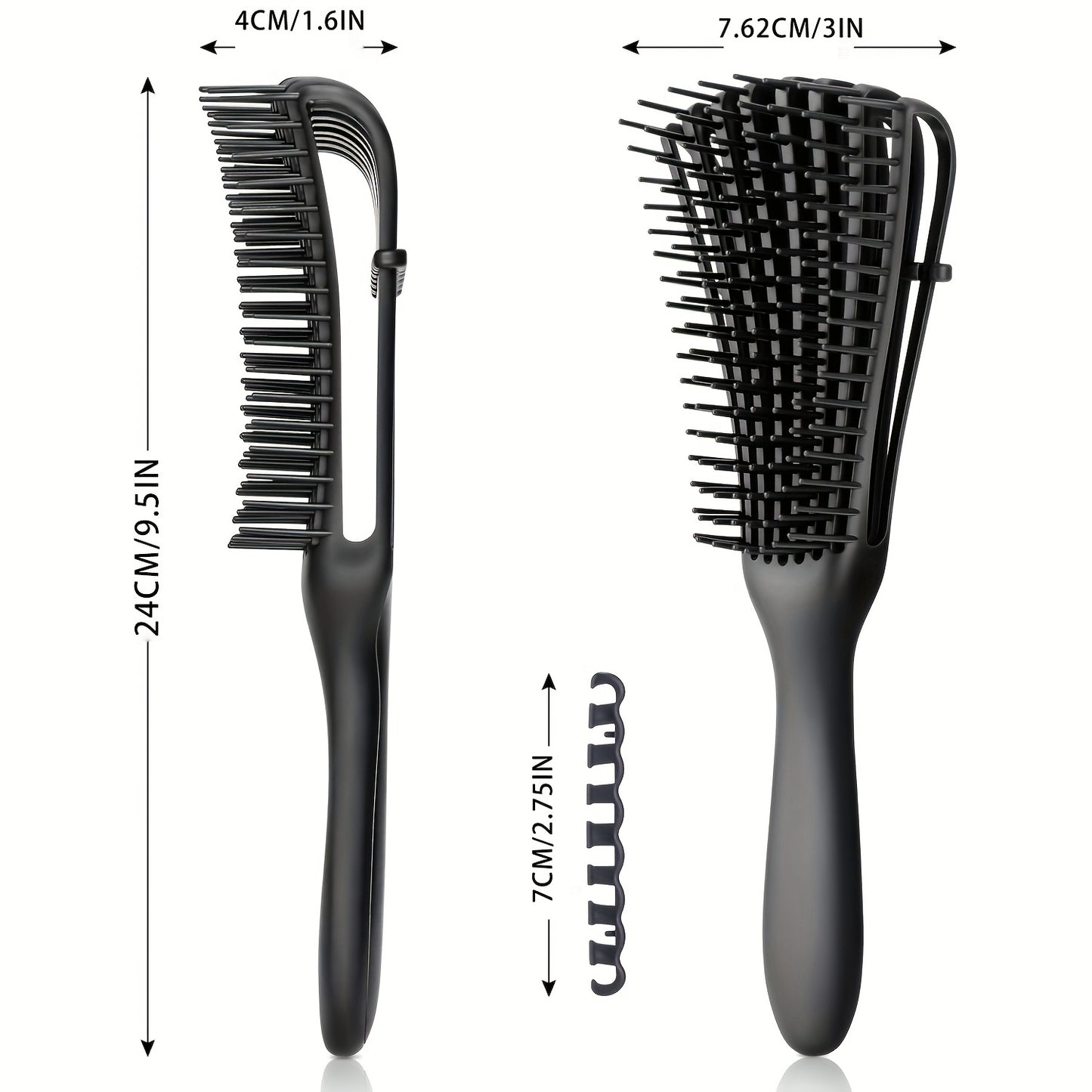 1pc Anti-Static Hair Brush - Simple Design, Durable Construction - Suitable for All Hair Types!