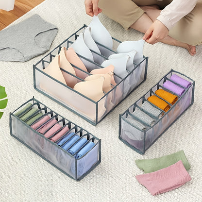 Underwear Bra Organizer Storage Box, Panties Socks Storage Boxes, Clothes Organizer For Wardrobe Drawers, Separator Boxes