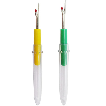 2pcs Seam Ripper and Thread Cutter Set - Perfect for Sewing and Crafting Projects, Includes Small Clothes Tag Remover and Essential Sewing Supplies