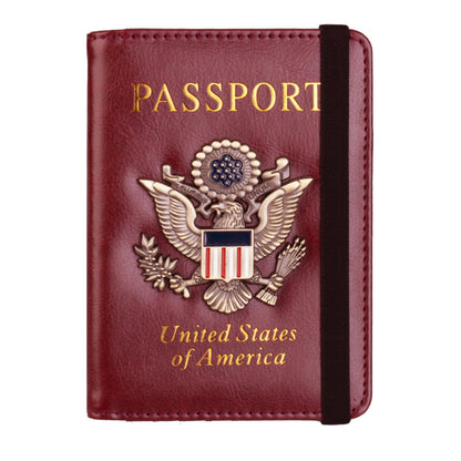 Upgrade Your Travel Essentials with this Leather Passport Holder - Perfect for Women!