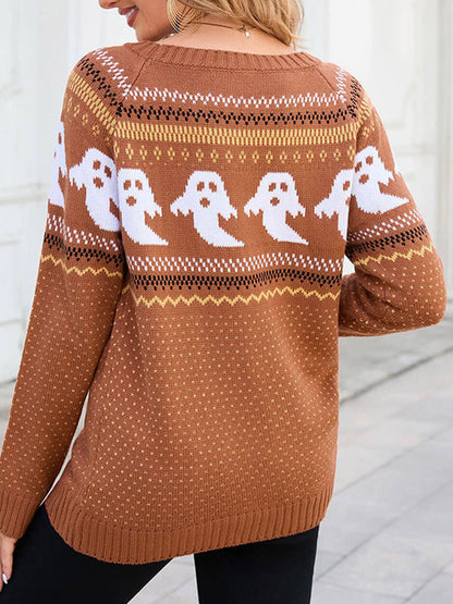 Ghost Round Neck Sweater