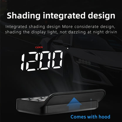 Upgrade Your Driving Experience with the M5 OBD2 Car Projector: MPH KMH Auto Hud Speedometer & More!