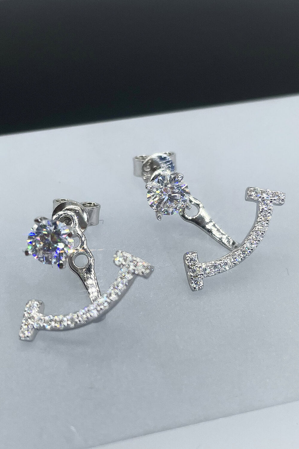 Two Ways To Wear Moissanite Earrings