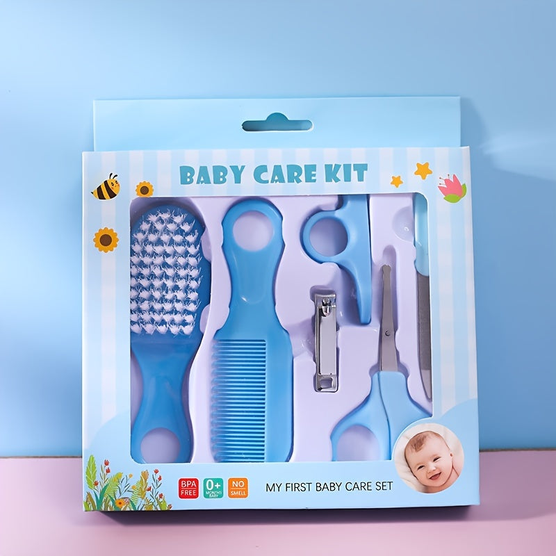 Kit de soins des ongles et des cheveux pour bébé de 6 pièces - Parfait pour les nouveau-nés et les enfants ! 