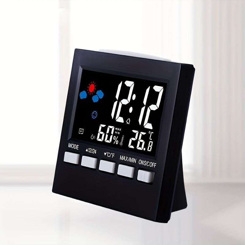 Stay Prepared for Any Weather with this Weather Clock Monitoring Alarm Clock!