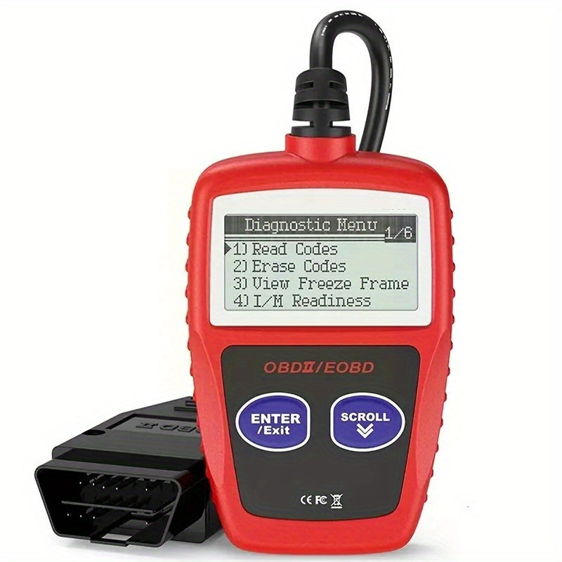 Universal OBD II Car Engine Fault Code Reader - Turn Off Check Engine Light & Monitor Emission Status with MS300 OBD2 MS309 Scanner