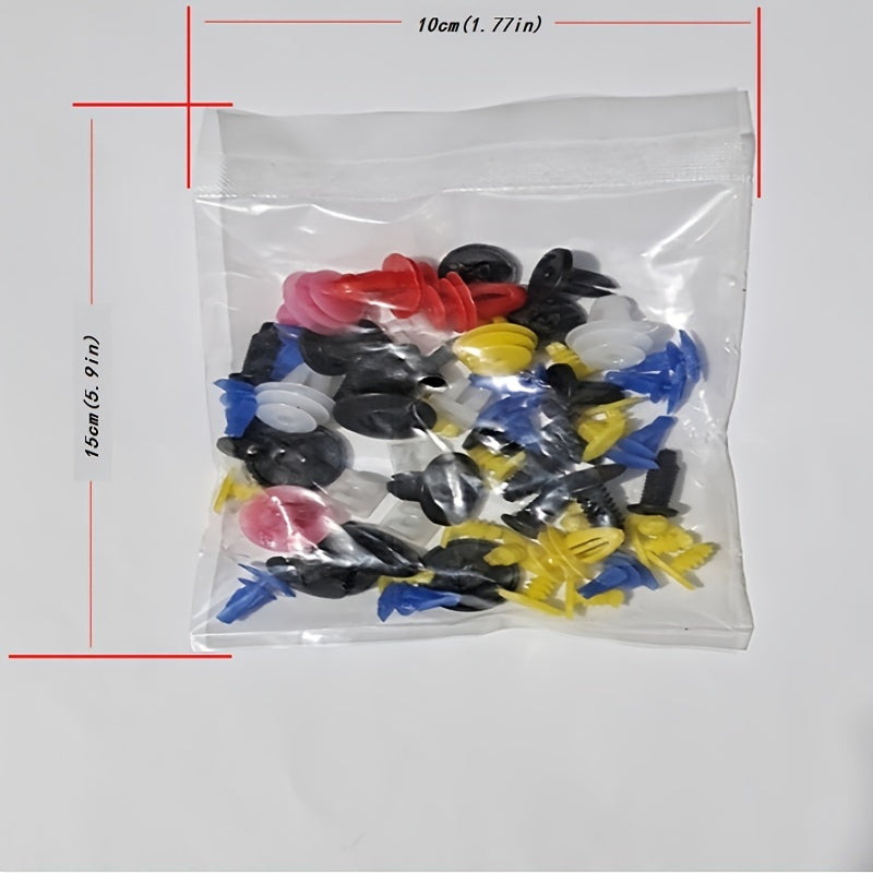 50/100/200Pcs/Set Universal Plastic Clips For Car Fender Bumper Door Car Interior Hole Lining Panel Retainer Push Clips