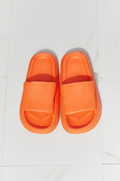 MMShoes Arms Around Me Open Toe Slide in Orange