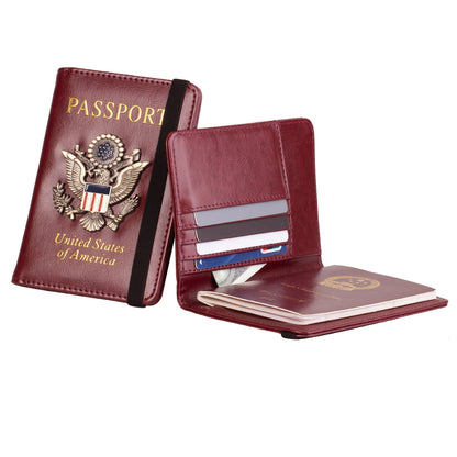 Upgrade Your Travel Essentials with this Leather Passport Holder - Perfect for Women!