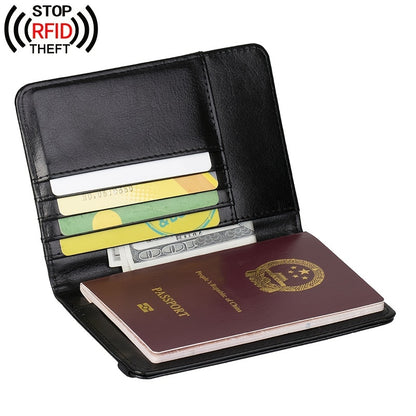 Upgrade Your Travel Essentials with this Leather Passport Holder - Perfect for Women!